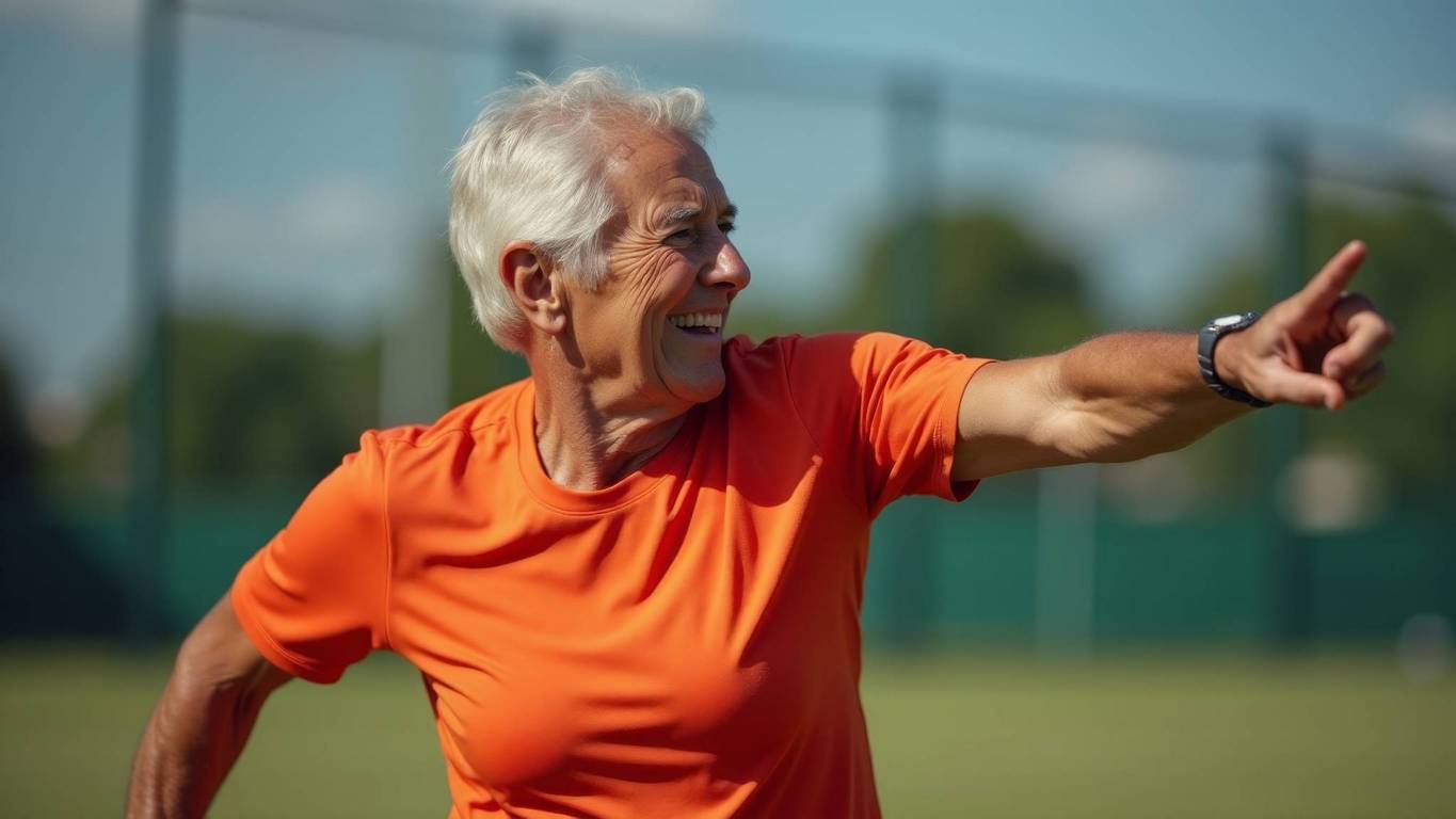 Person beim Bewegungstraining